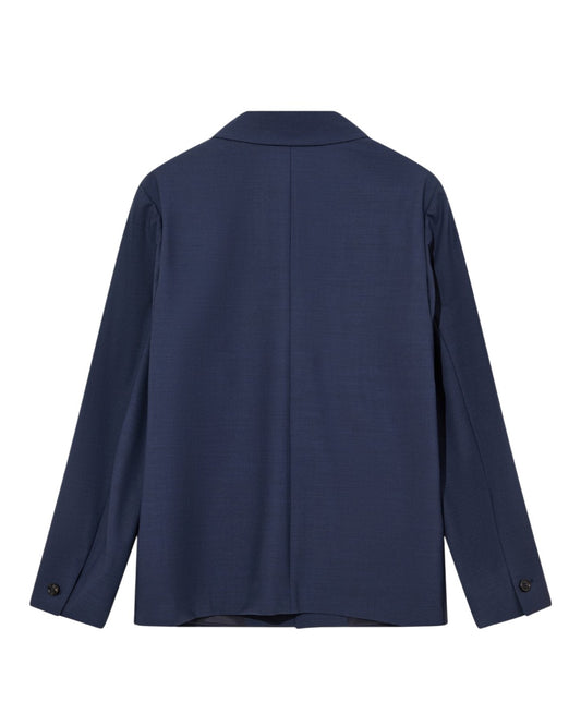 Jacob Dynamic Luxe Overshirt Navy