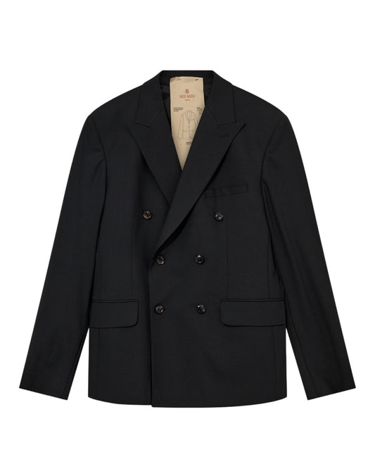 Lui Dynamic Luxe Double Breasted Blazer Black