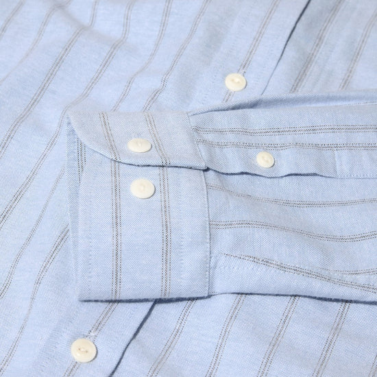 MOS MOSH MMGMarco Brush Shirt Light Blue detail