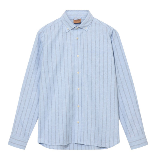MOS MOSH MMGMarco Brush Shirt Light Blue vooraanzicht