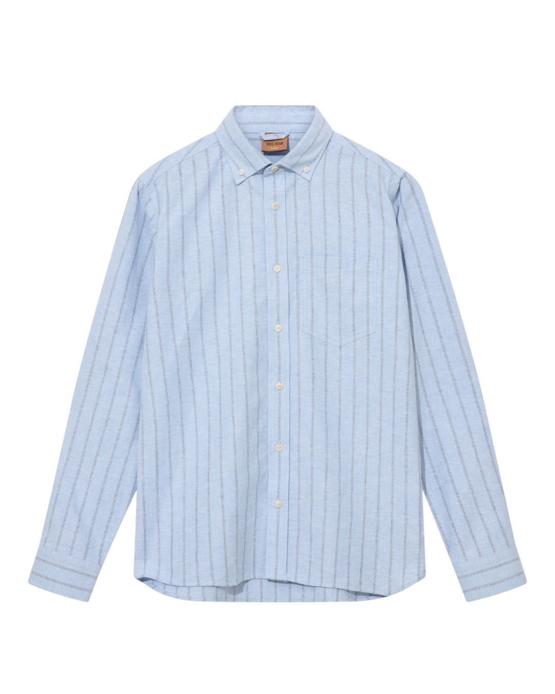MOS MOSH MMGMarco Brush Shirt Light Blue vooraanzicht