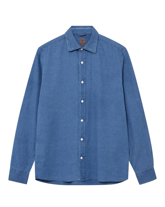MMGMarco Oxord Shirt Indigo Blue