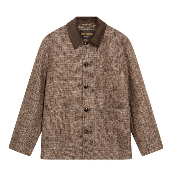 MOS MOSH Warren Tweed Jacket Chocolate Brown - productfoto 1