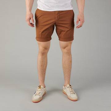 Myths Mercerised Cotton Stretch Shorts Mastic – productbeeld 1