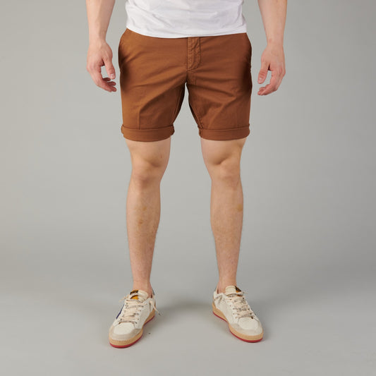 Myths Mercerised Cotton Stretch Shorts Mastic – productbeeld 1