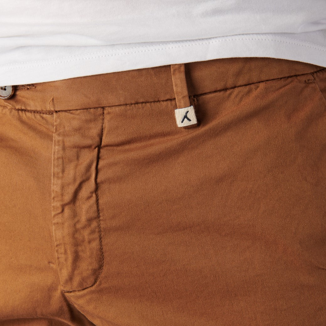 Myths Mercerised Cotton Stretch Shorts Mastic – productbeeld 2