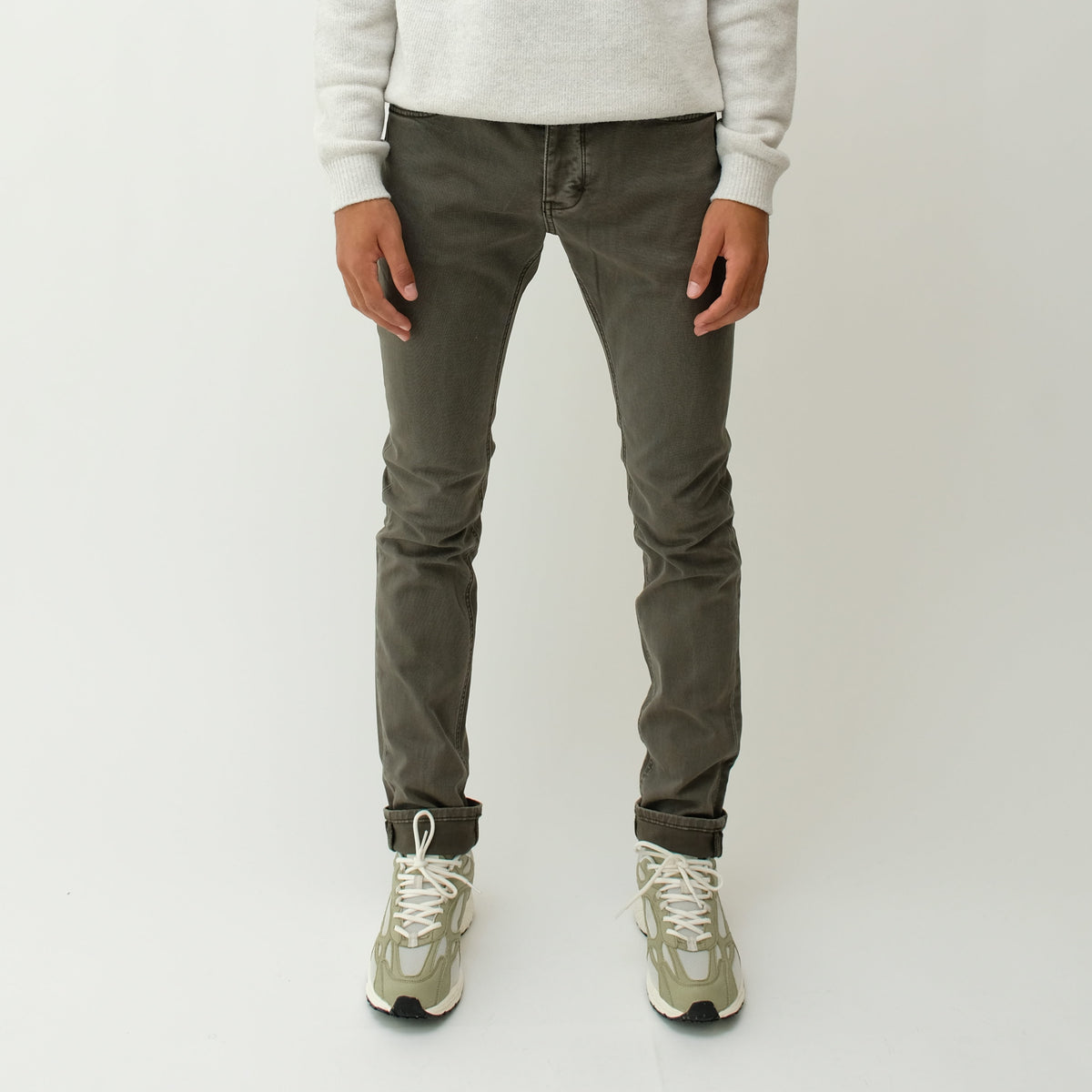 NEUW DENIM Military Lou Slim Fit Twill Trousers – vooraanzicht