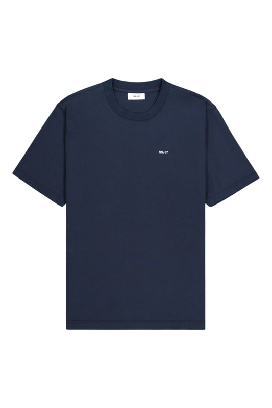 Navy Blue Adam Pima Cotton T-shirt