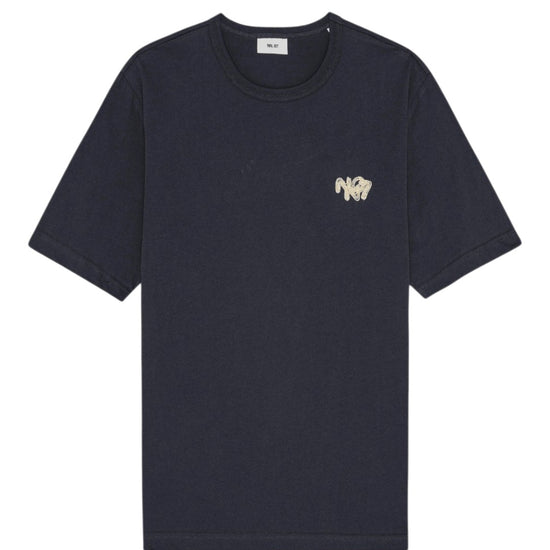 Adam Pima Cotton Regular Fit SS T-shirt Deep Navy