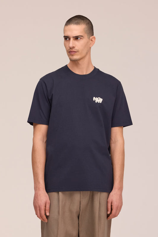 NN.07 Adam 3209 T-shirt Pima Cotton Regular Navy