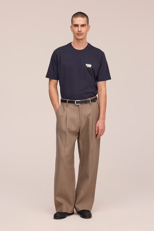 NN.07 Adam 3209 T-shirt Pima Cotton Regular Navy