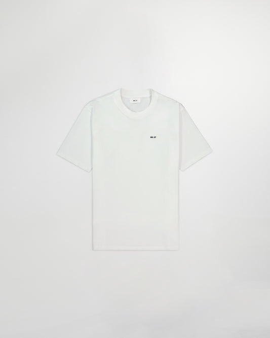 NN.07 Adam wit T-shirt, productfoto vooraanzicht