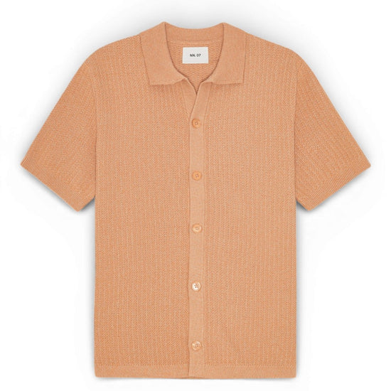 Corashell Ares Knitted Cotton Button Down Polo