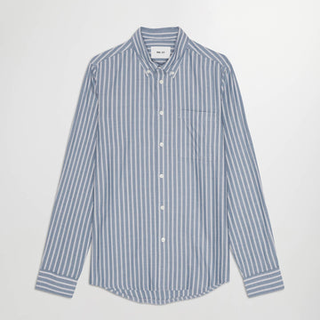 NN.07 Arne 5655 Cotton Twill Shirt Various Stripe – vooraanzicht
