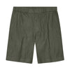 NN.07 Billie Linen Shorts Croc Green – productbeeld 1