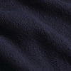 NN.07 Boiled Bomber donkerblauwe jas, detail stofstructuur