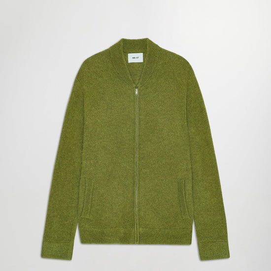 NN.07 Boris Alpaca Blend Bomber Firene – vooraanzicht