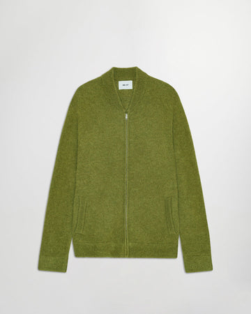 NN.07 Boris Alpaca Blend Bomber Firene – vooraanzicht