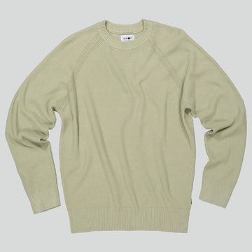 NN.07 Brandon 6562 Sweater Pale Green – vooraanzicht