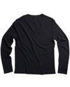 NN.07 Clive zwarte longsleeve, productfoto achteraanzicht