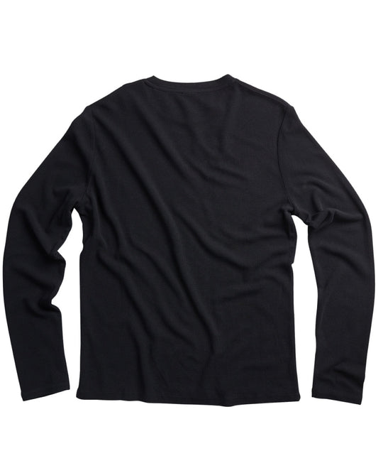 NN.07 Clive zwarte longsleeve, productfoto achteraanzicht