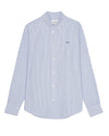 NN.07 Colby blauw gestreept hemd, productfoto vooraanzicht