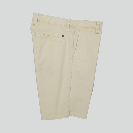 NN.07 Crown 1005 Cotton Stretch Shorts Creme – detailbeeld
