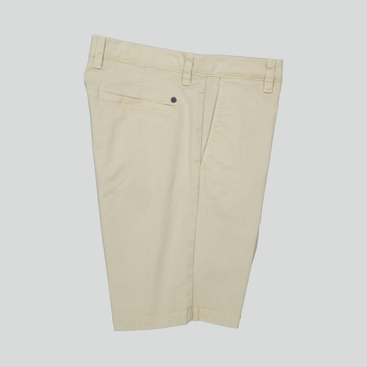 NN.07 Crown 1005 Cotton Stretch Shorts Creme – detailbeeld