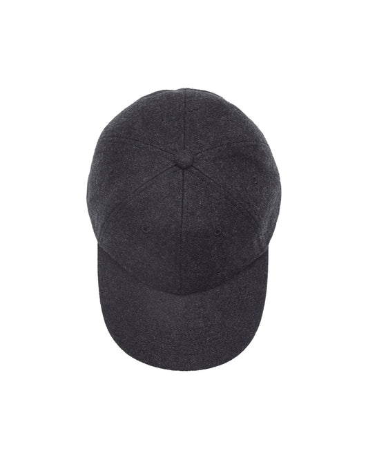 NN.07 Dad Cap antracietkleurige pet, bovenaanzicht
