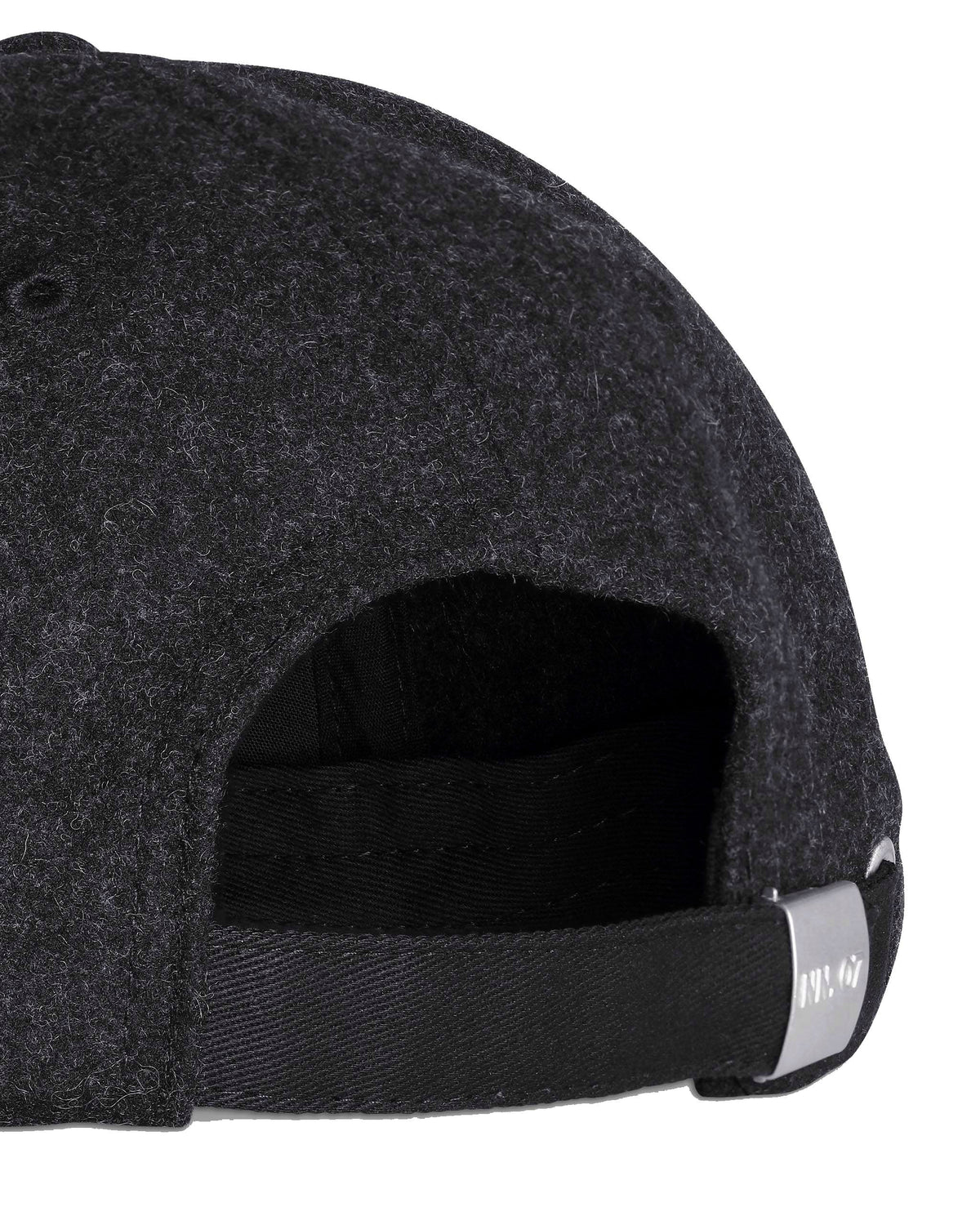 NN.07 Dad Cap antracietkleurige pet, detail verstelbare sluiting
