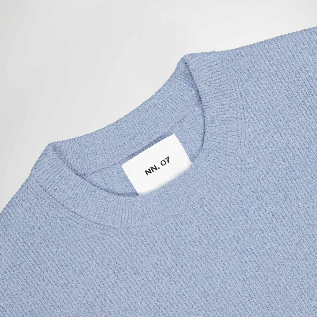 NN.07 Danny 6429 Lightweight Sweater Ashley Blue – productbeeld 2