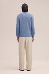 NN.07 Danny 6429 Sweater Lightweight Knit Stone Blue