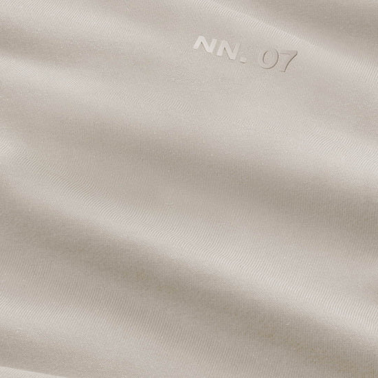 NN.07 David Brushed Cotton Sweater Ivory – productbeeld 2