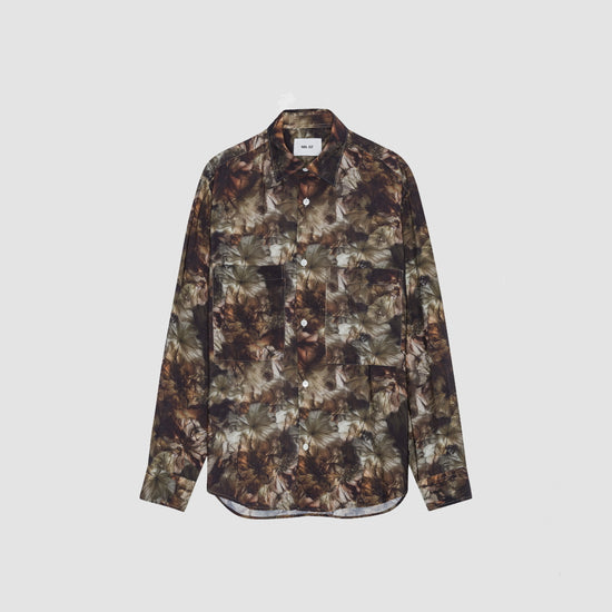 NN.07 Freddy 5971 Tencel Modal Twill Shirt Demitasse – productbeeld 1