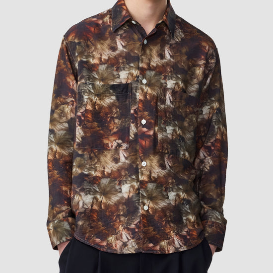 NN.07 Freddy 5971 Tencel Modal Twill Shirt Demitasse – productbeeld 2