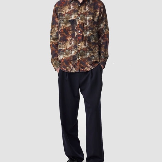 NN.07 Freddy 5971 Tencel Modal Twill Shirt Demitasse – productbeeld 3
