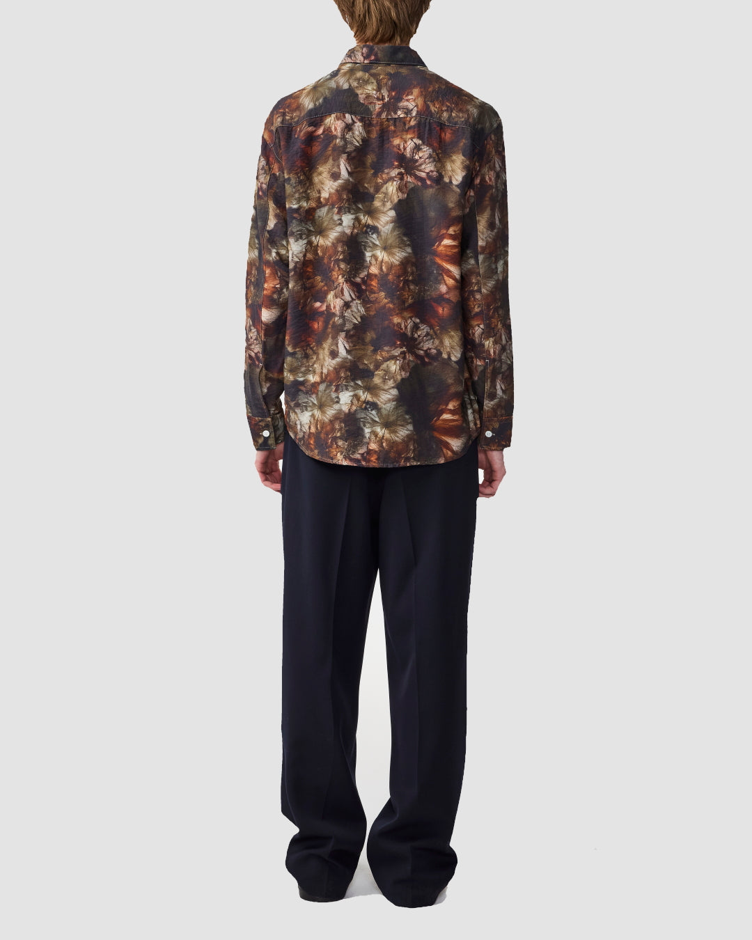 NN.07 Freddy 5971 Tencel Modal Twill Shirt Demitasse – productbeeld 4