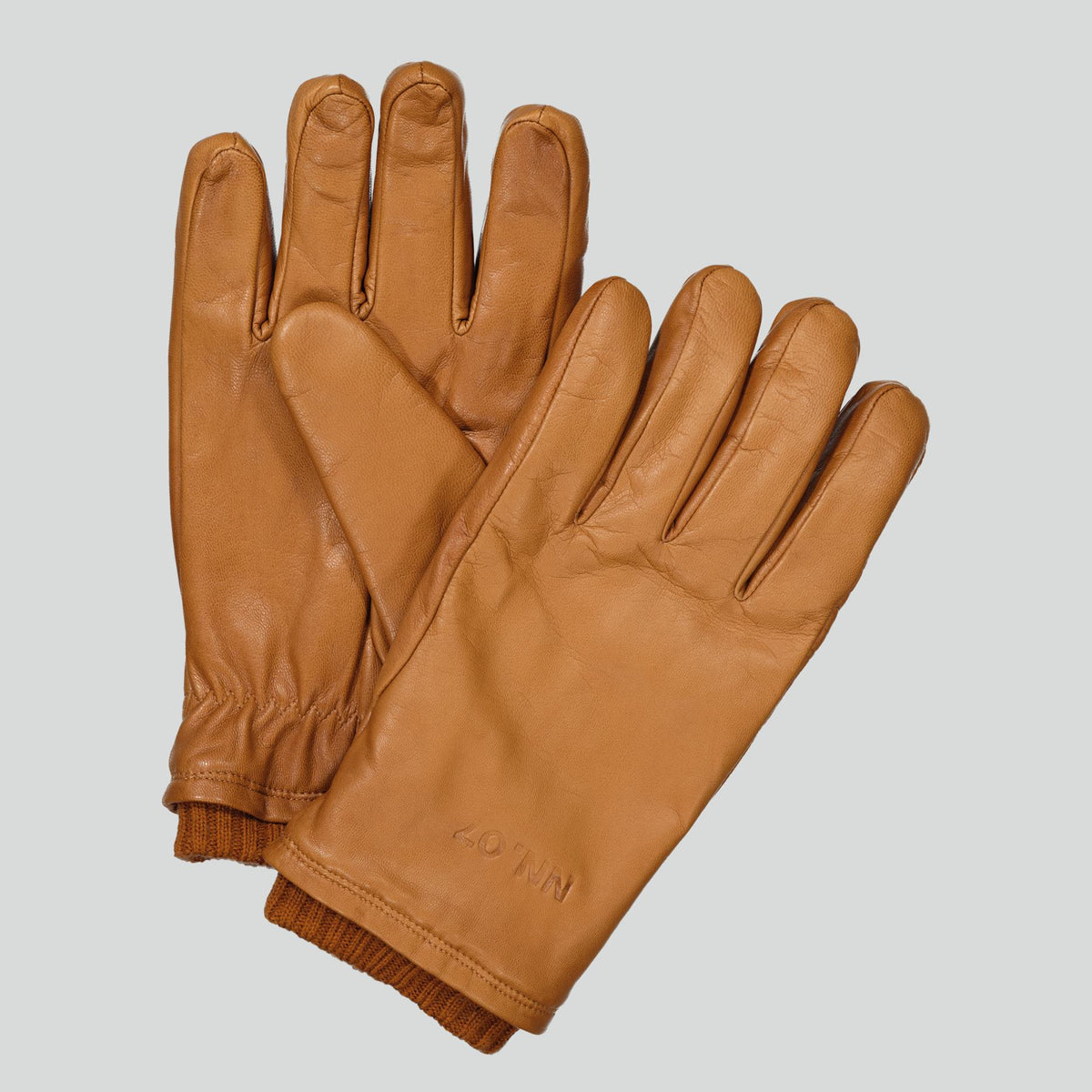 NN.07 Glove cognackleurige handschoenen, paar overzicht