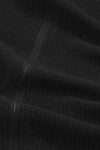 Black Gustav Lightweight Organic Cotton Full Zip Polo