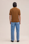 NN.07 Gustav 60016 Polo Full Zip Cotton Cinnamon