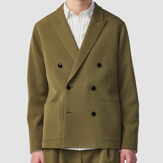 NN.07 Jordin 10002 Double-Breasted Herringbone Blazer Firene – productbeeld 2