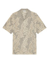 Deep Truffle Julio SS Embroidered Cotton Relaxed Fit Shirt