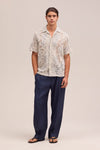 NN.07 Julio 50048 Shirt Embroidery Cotton Truffle