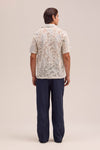 NN.07 Julio 50048 Shirt Embroidery Cotton Truffle