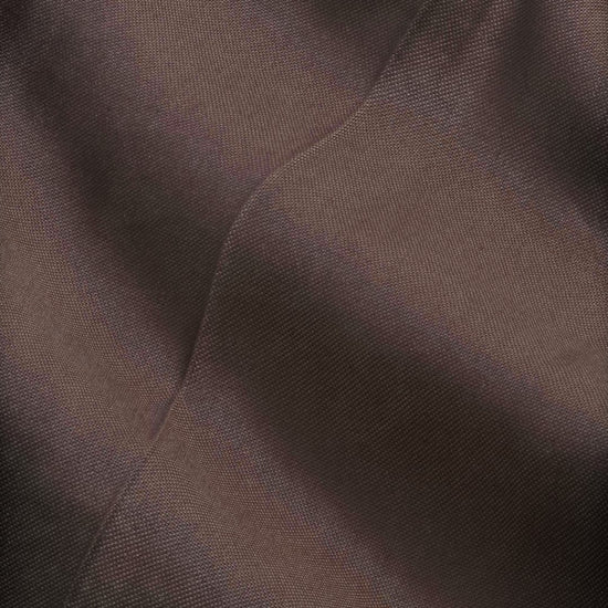 NN.07 Kay bruine short in Deep Truffle, detail stofstructuur