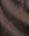 NN.07 Kay bruine short in Deep Truffle, detail stofstructuur