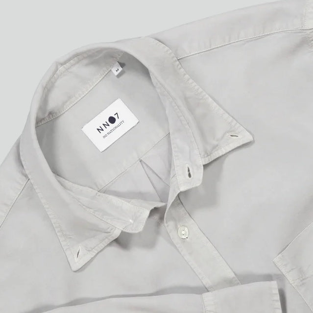 NN.07 Levon 5969 Lyocell Shirt Harbor Mist – achteraanzicht