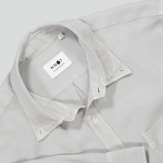NN.07 Levon 5969 Lyocell Shirt Harbor Mist – achteraanzicht