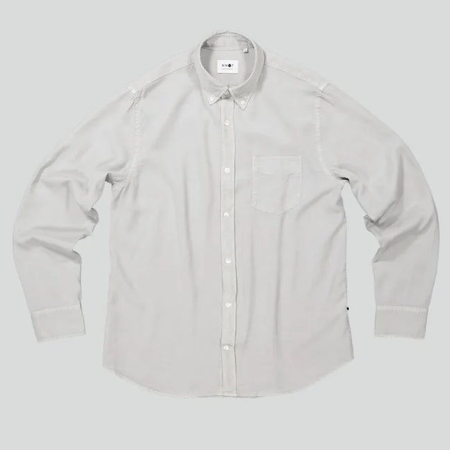 NN.07 Levon 5969 Lyocell Shirt Harbor Mist – vooraanzicht