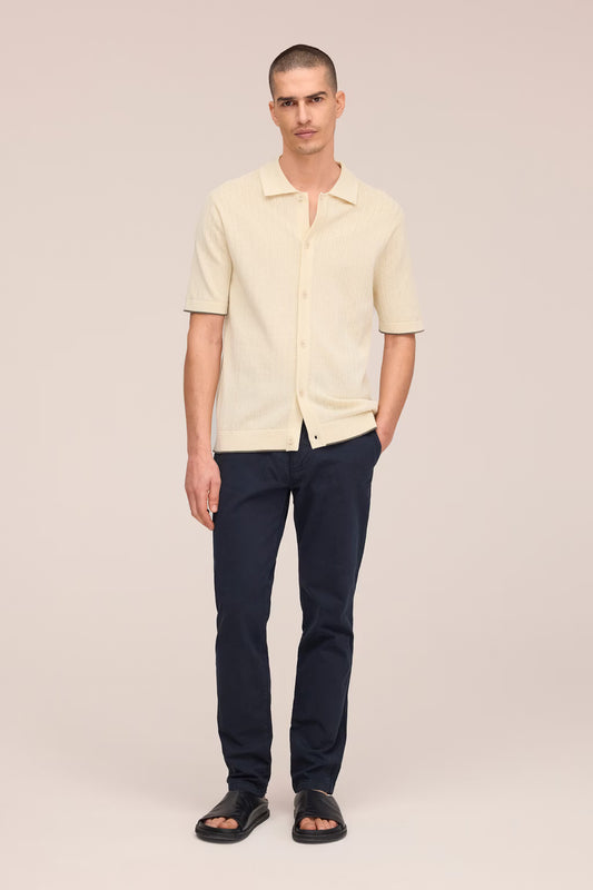 NN.07 Nalo 6561 Polo Knitted Cotton Ivory